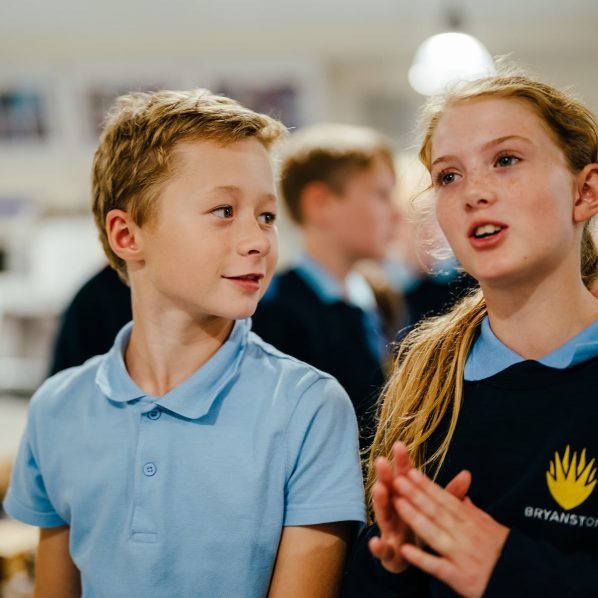 Blandford prep school boy and girl