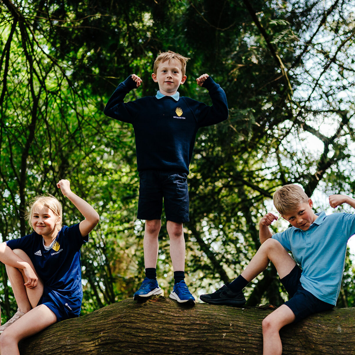 Prep School Children Learning Outdoors