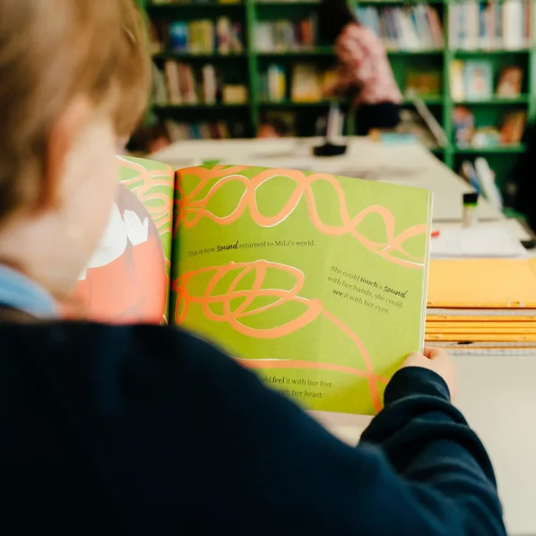 Prep girl reading