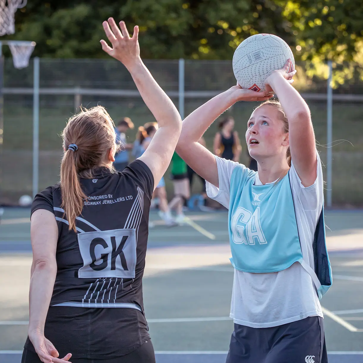 Netball practice