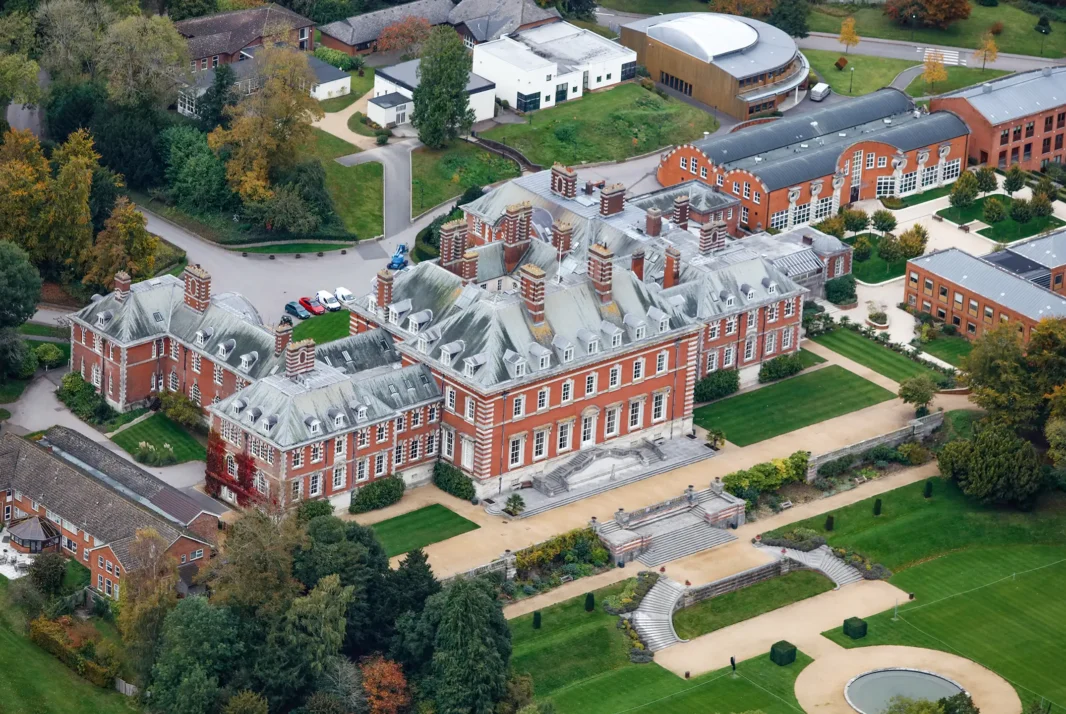 Main school from drone