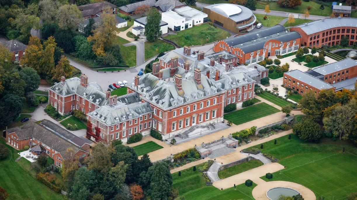 Main school from drone