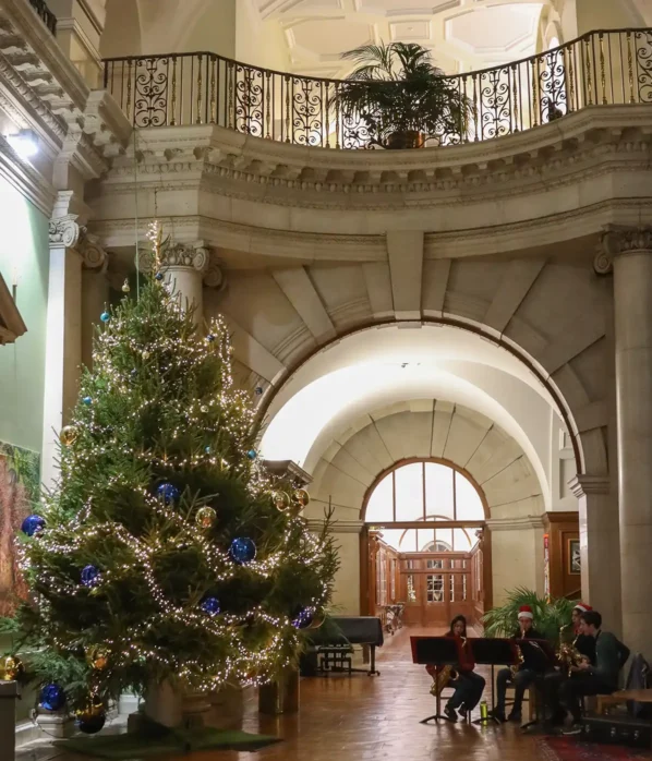 Christmas Tree Under Dome