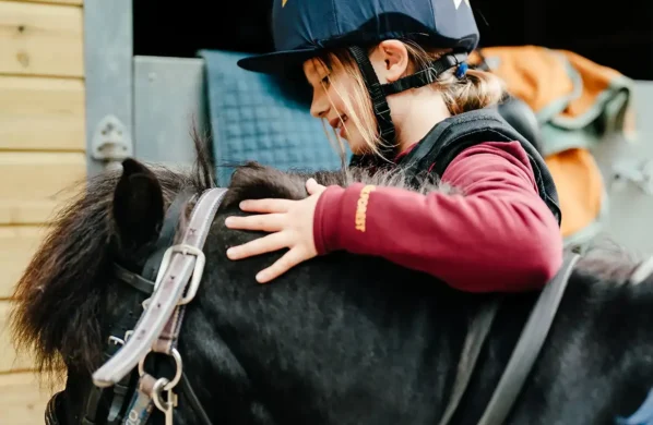 Equestrian holiday activity - prep girl