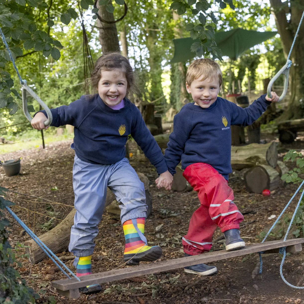 Prep Kids on Swing